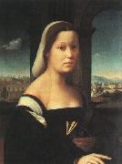 BUGIARDINI, Giuliano Portrait of a Woman, called The Nun France oil painting artist